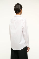 ROXBURY POPLIN SHIRT WHITE - STAUD near me