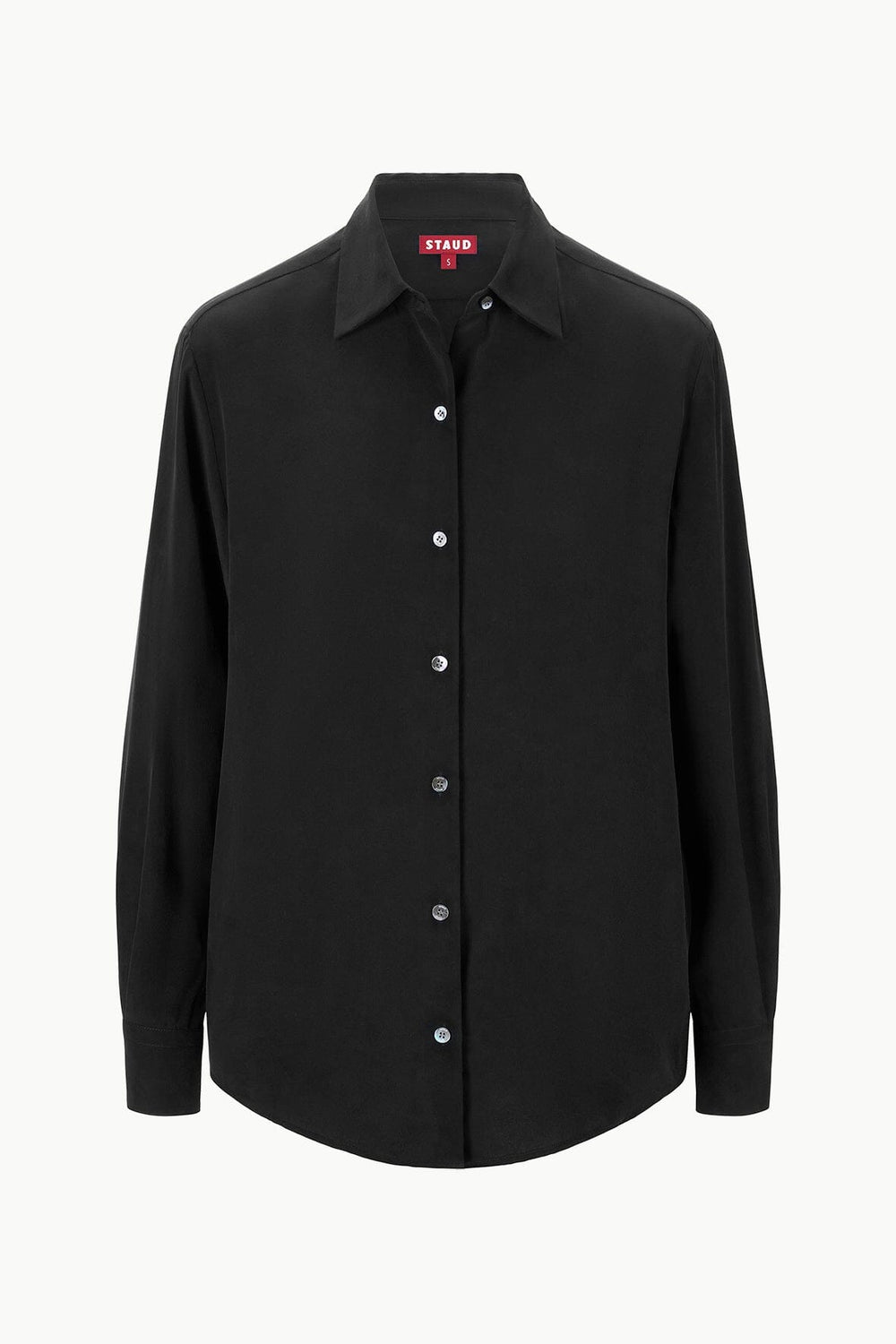 ROXBURY SILK SHIRT BLACK - STAUD near me