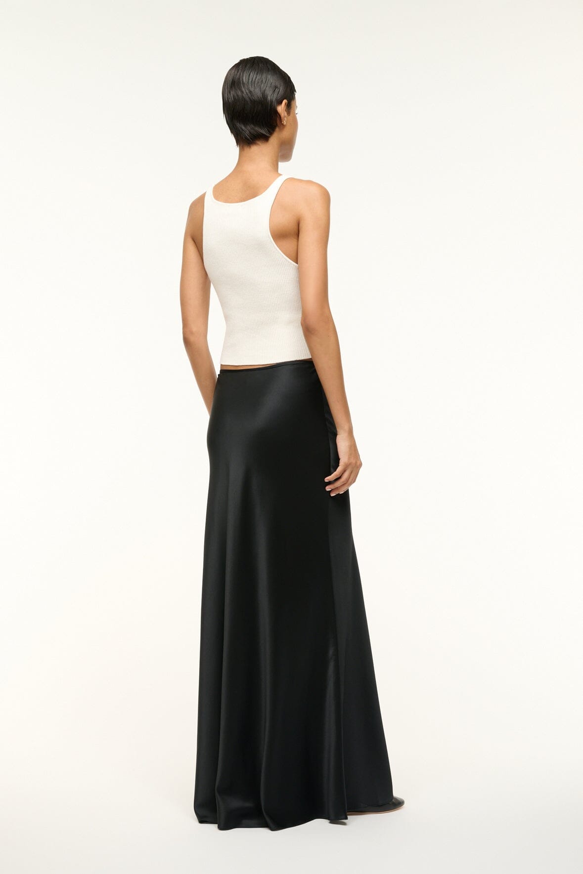 ODIN SILK SKIRT BLACK - STAUD near me