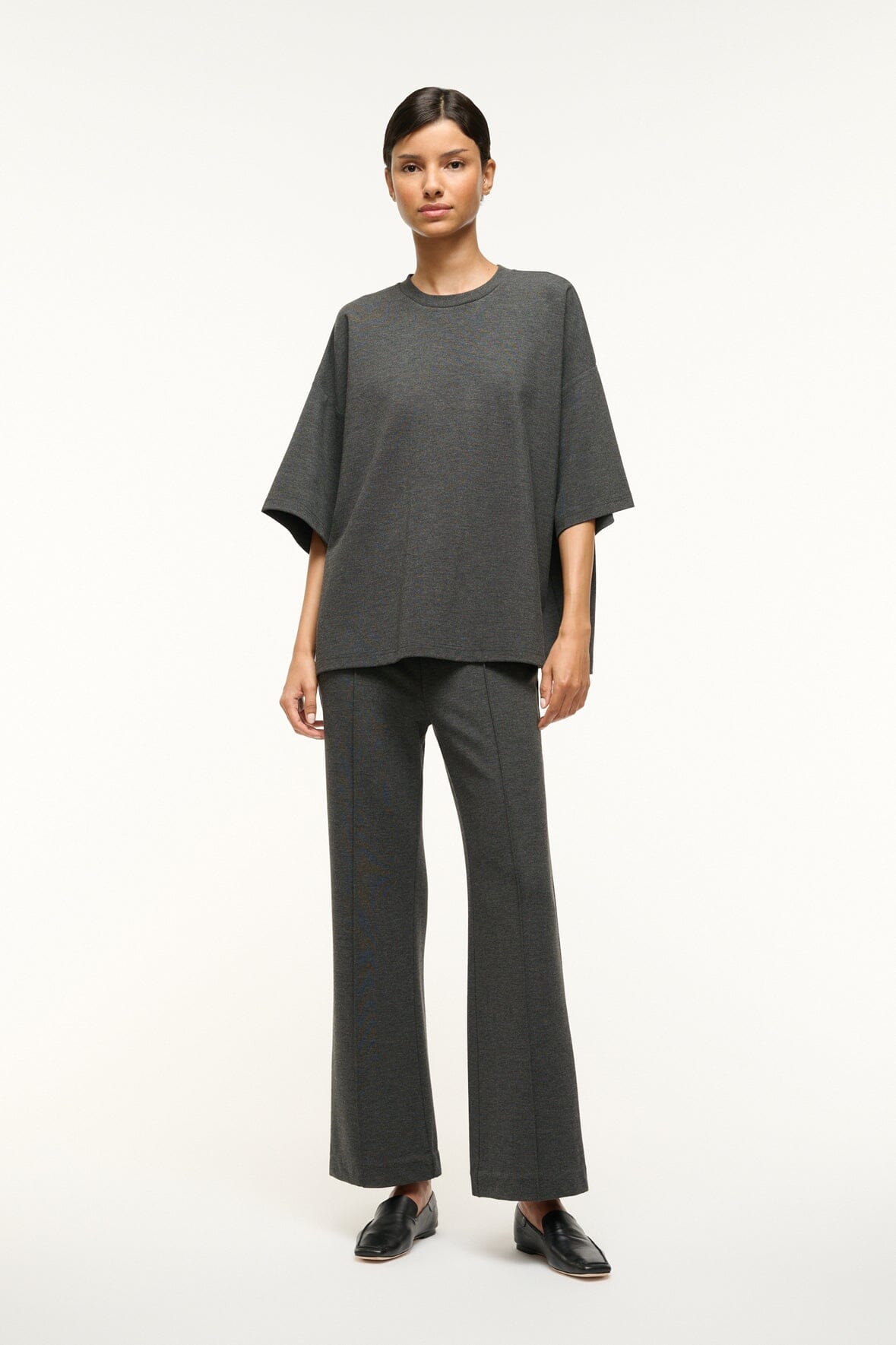 CAPSULE TOP HEATHER GREY - STAUD outlet