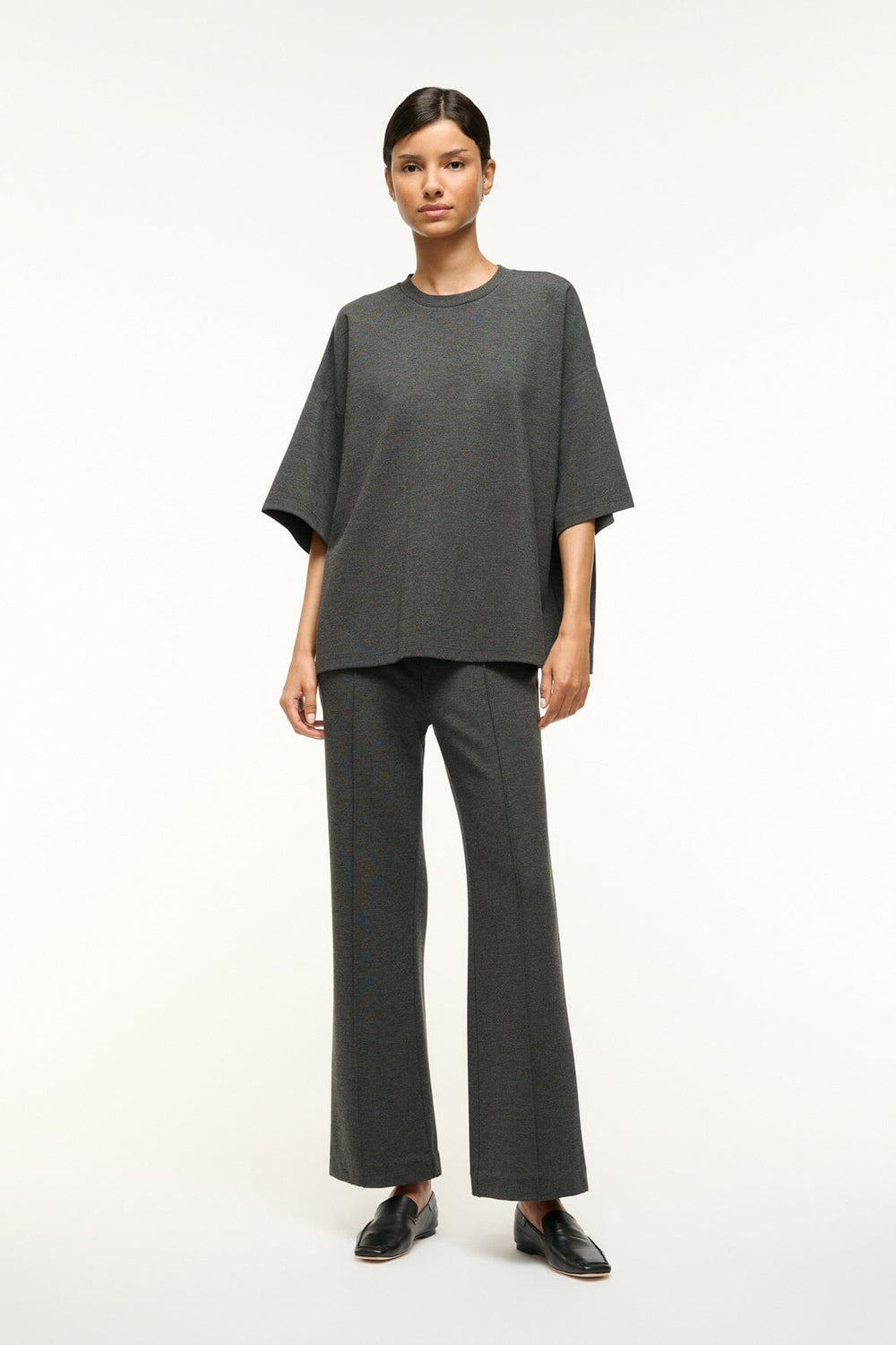CAPSULE TOP HEATHER GREY - STAUD outlet