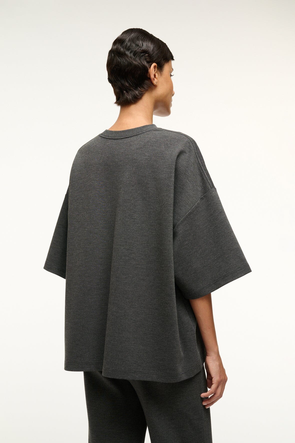 CAPSULE TOP HEATHER GREY - STAUD outlet