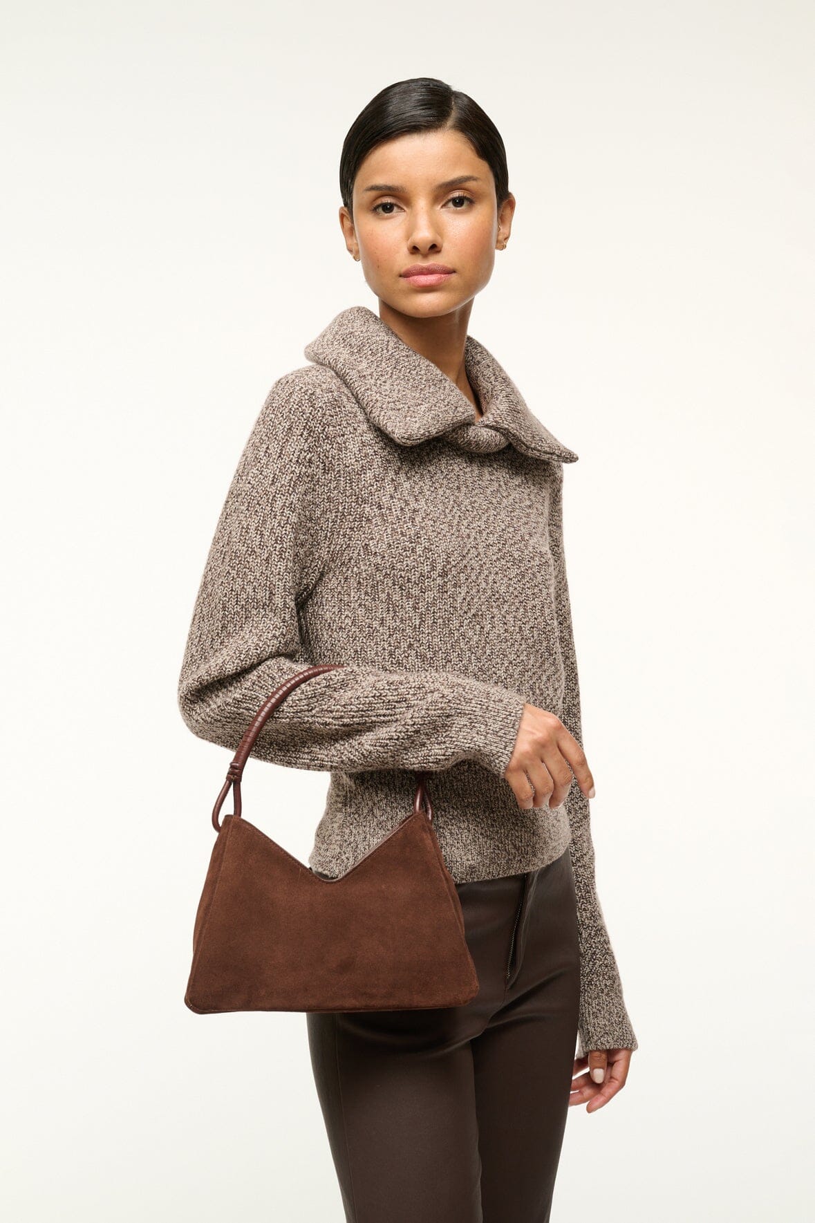 VALERIE SHOULDER BAG MAHOGANY - STAUD online
