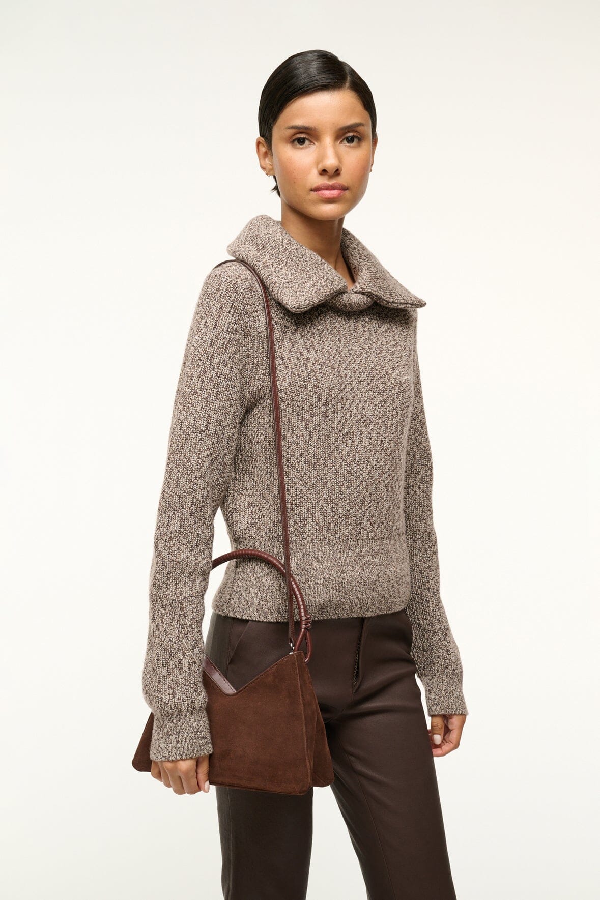 VALERIE SHOULDER BAG MAHOGANY - STAUD online