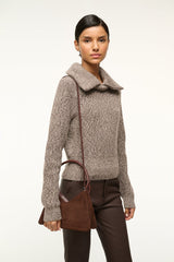 VALERIE SHOULDER BAG MAHOGANY - STAUD online