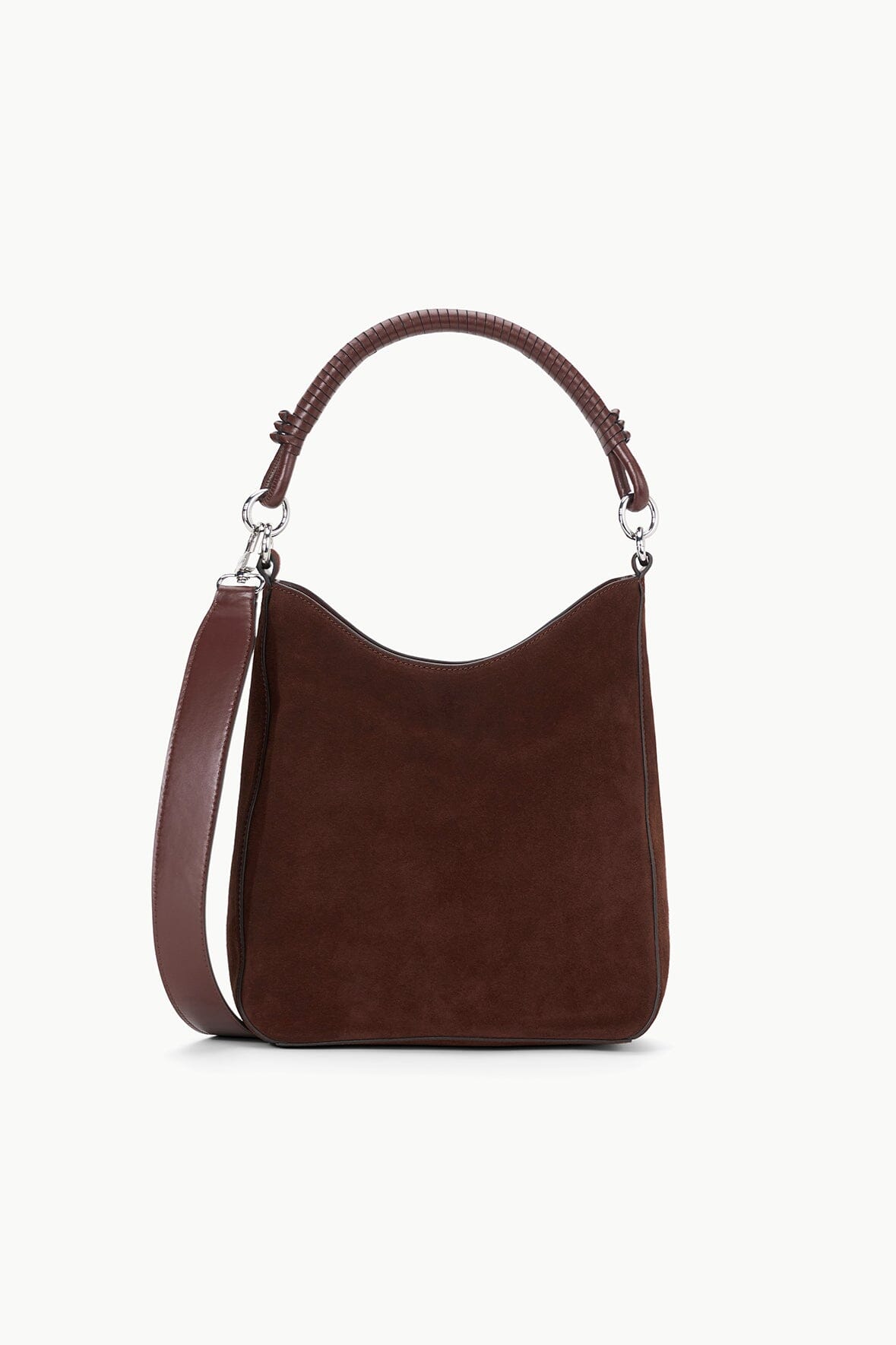 MEL SHOULDER BAG MAHOGANY - STAUD for sale