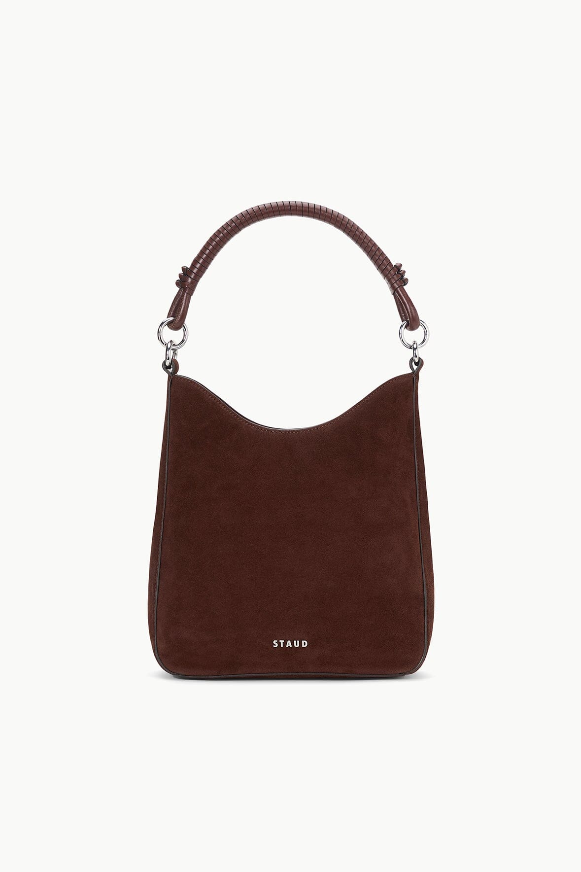 MEL SHOULDER BAG MAHOGANY - STAUD for sale