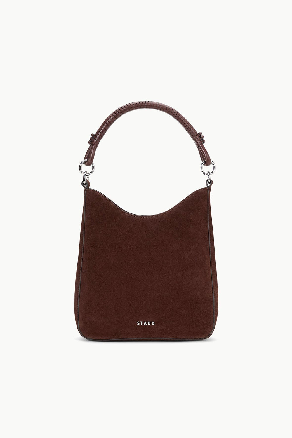 MEL SHOULDER BAG MAHOGANY - STAUD for sale