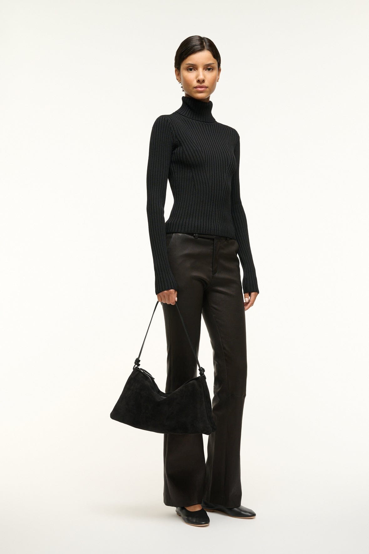 WALLY SHOULDER BAG BLACK - STAUD outlet