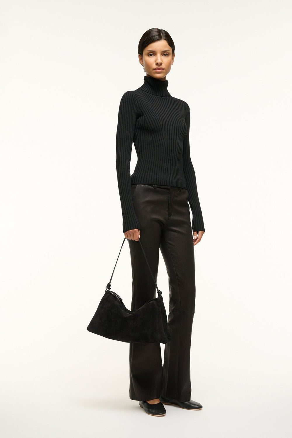 WALLY SHOULDER BAG BLACK - STAUD outlet