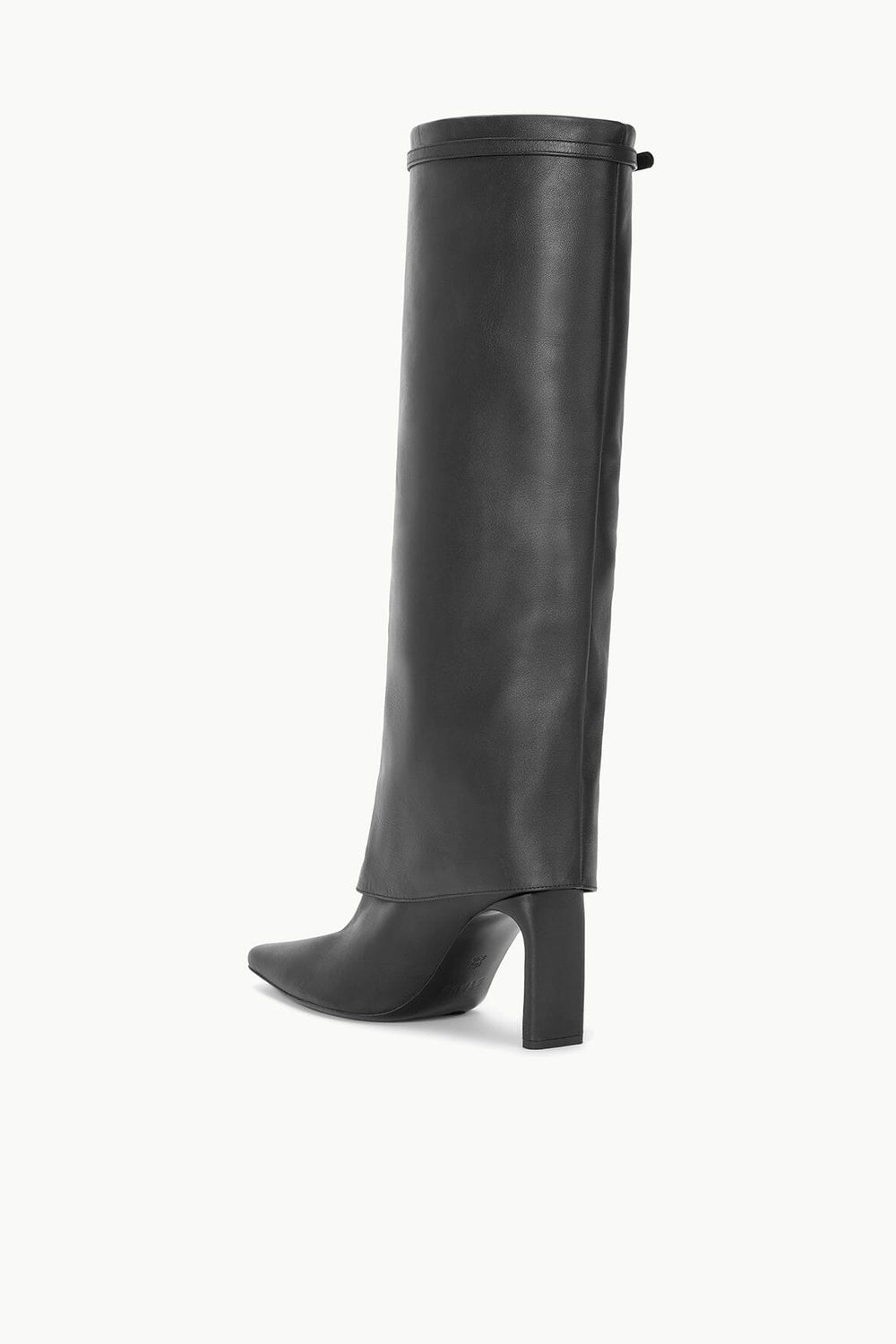 WALLY FOLDOVER HIGH HEEL BOOT BLACK - STAUD outlet