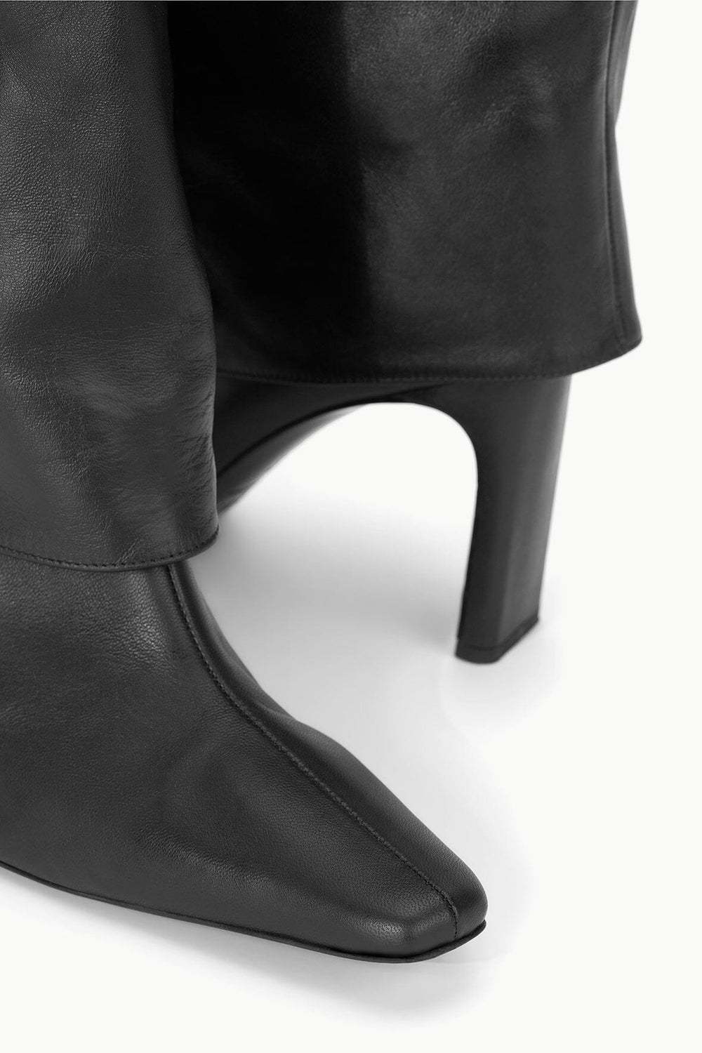 WALLY FOLDOVER HIGH HEEL BOOT BLACK - STAUD outlet