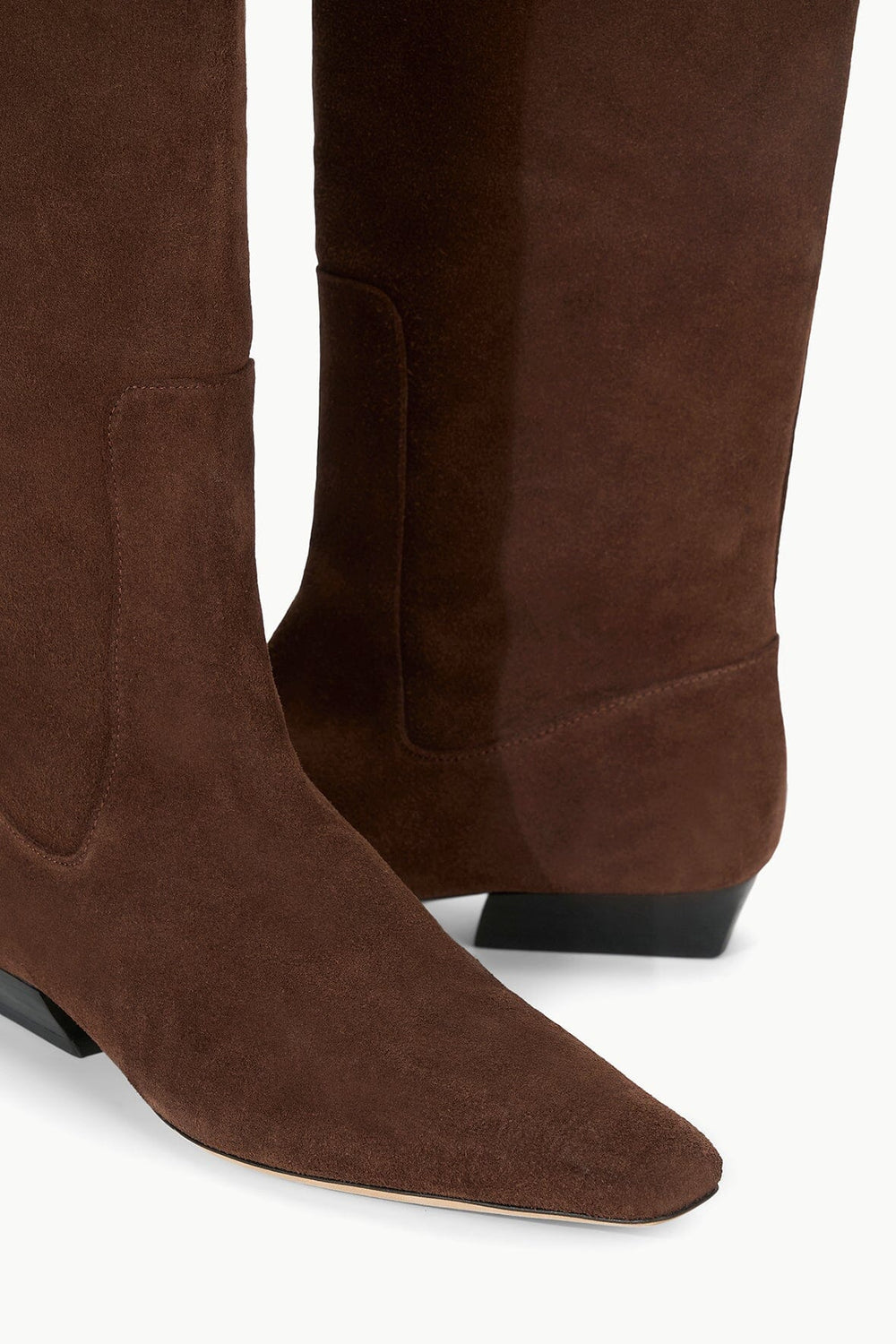 WALLY FLAT BOOT MAHOGANY SUEDE - STAUD for sale