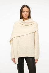 SIREN SWEATER IVORY - STAUD for sale