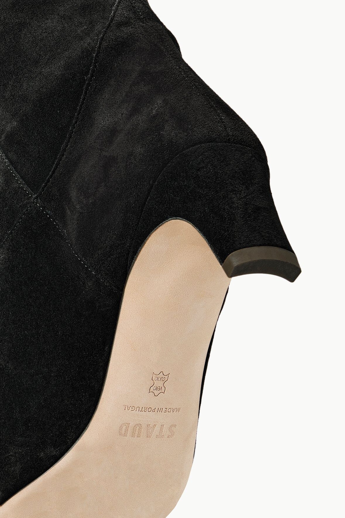 WESTERN WALLY BOOT BLACK SUEDE - STAUD sale