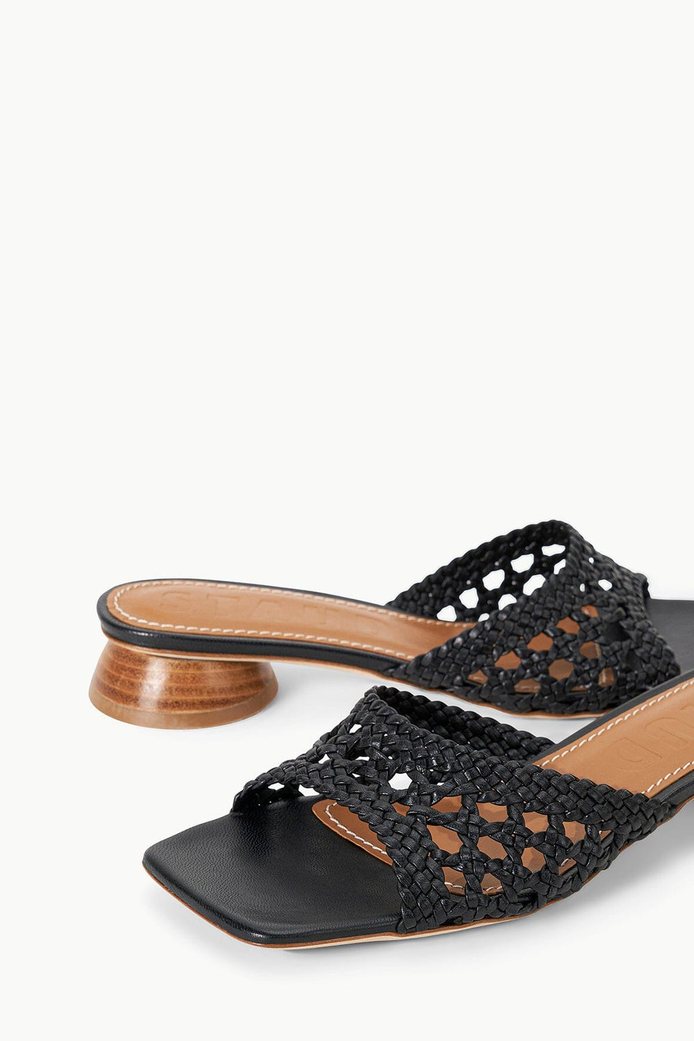 SIMONE CROCHET HEEL BLACK - STAUD sale