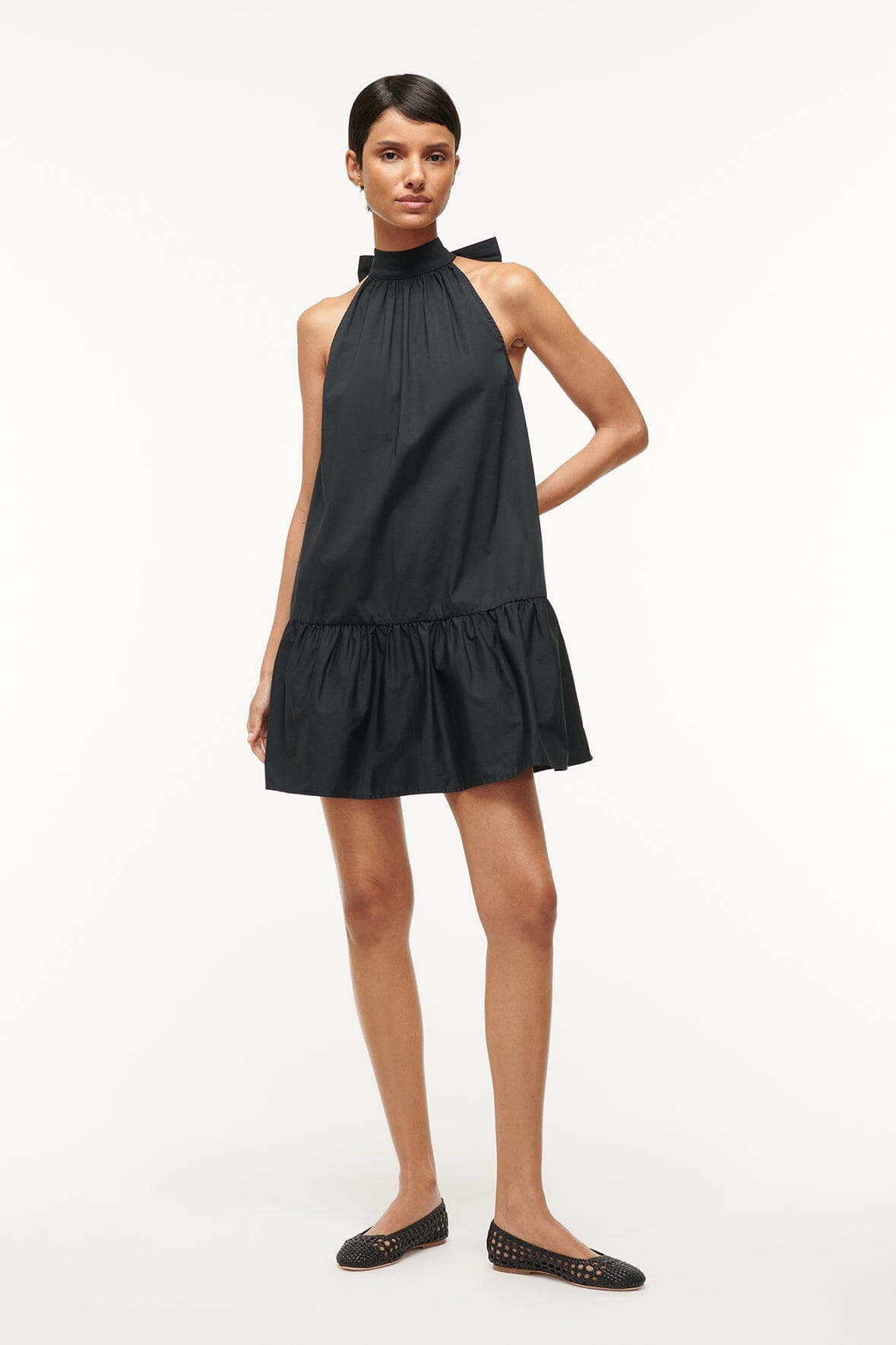 NELL CROCHET BALLERINA BLACK - STAUD for sale
