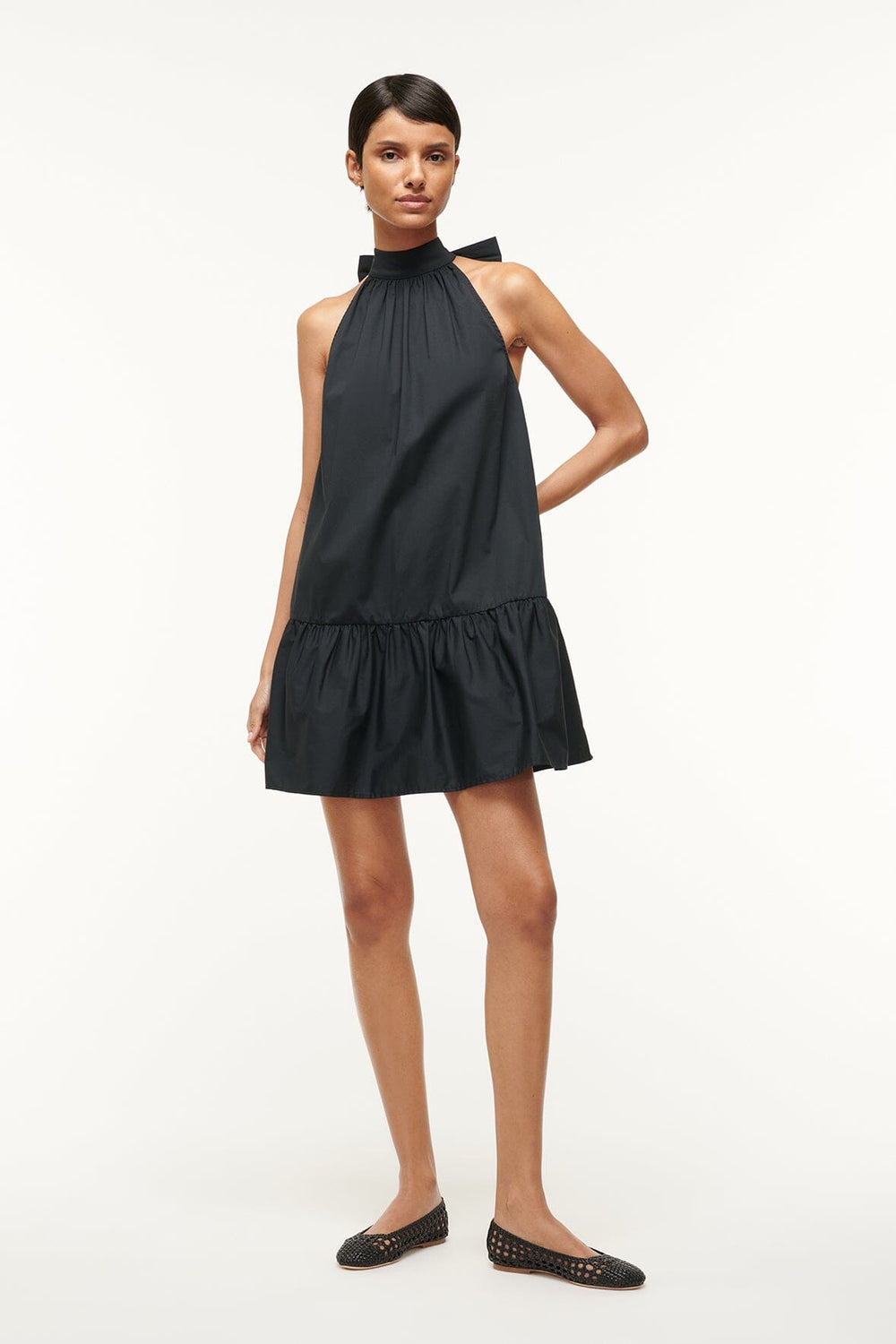 NELL CROCHET BALLERINA BLACK - STAUD for sale