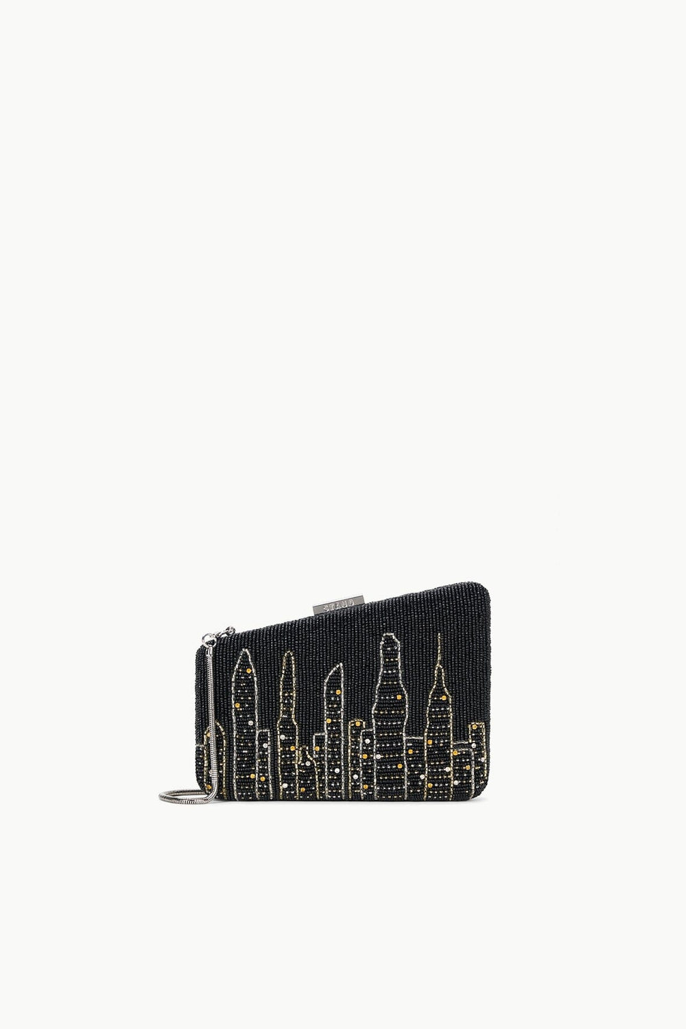 CARMELLA BEADED CLUTCH NYC SKYLINE - STAUD online