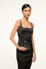 CARMELLA BEADED CLUTCH NYC SKYLINE - STAUD online