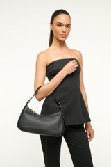 PINE SHOULDER BAG BLACK - STAUD sale