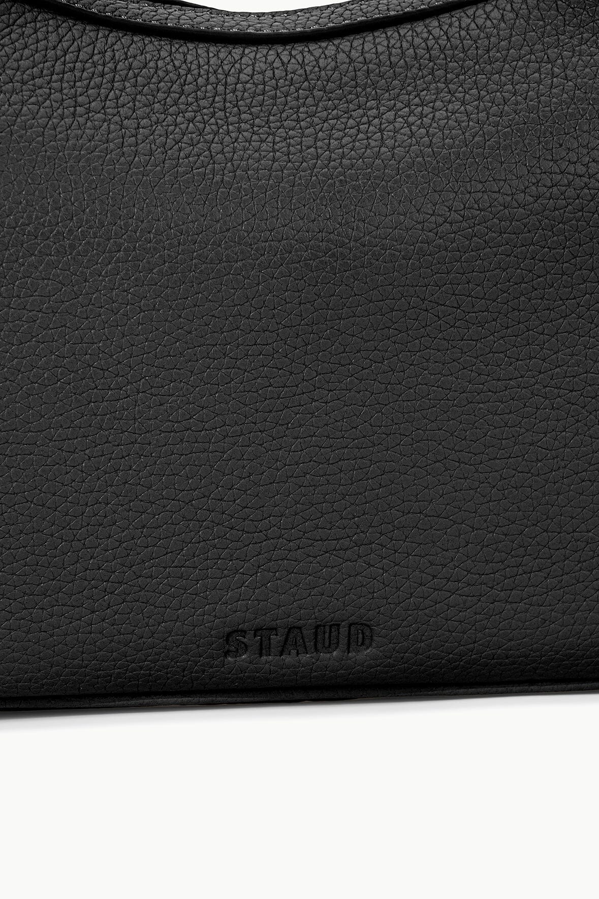 PINE SHOULDER BAG BLACK - STAUD sale