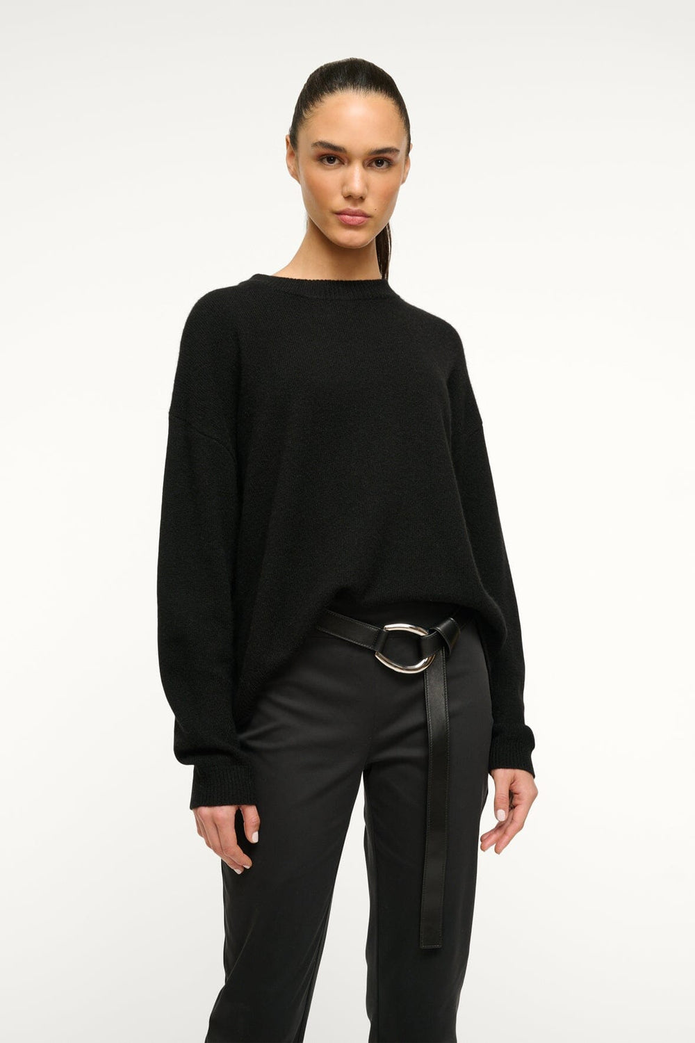 30MM WRAP BELT BLACK SILVER - STAUD online