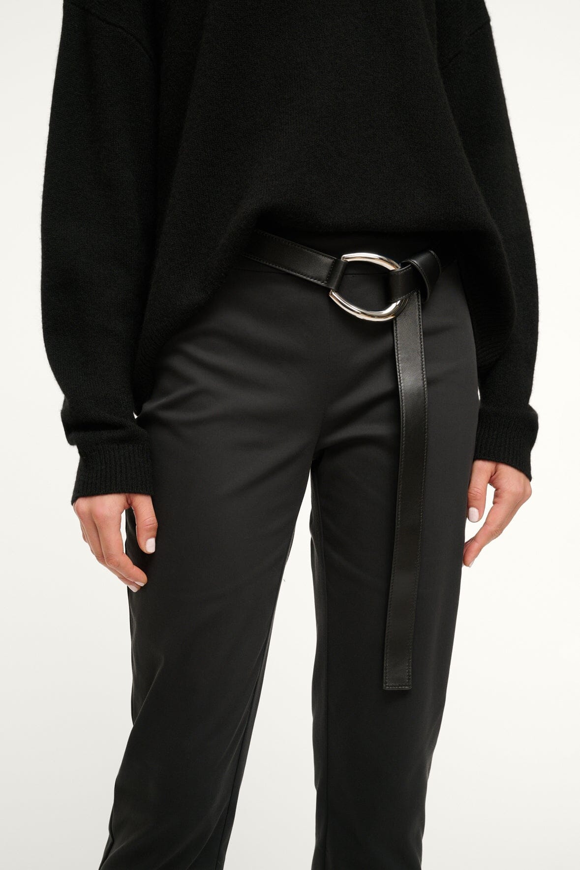 30MM WRAP BELT BLACK SILVER - STAUD online