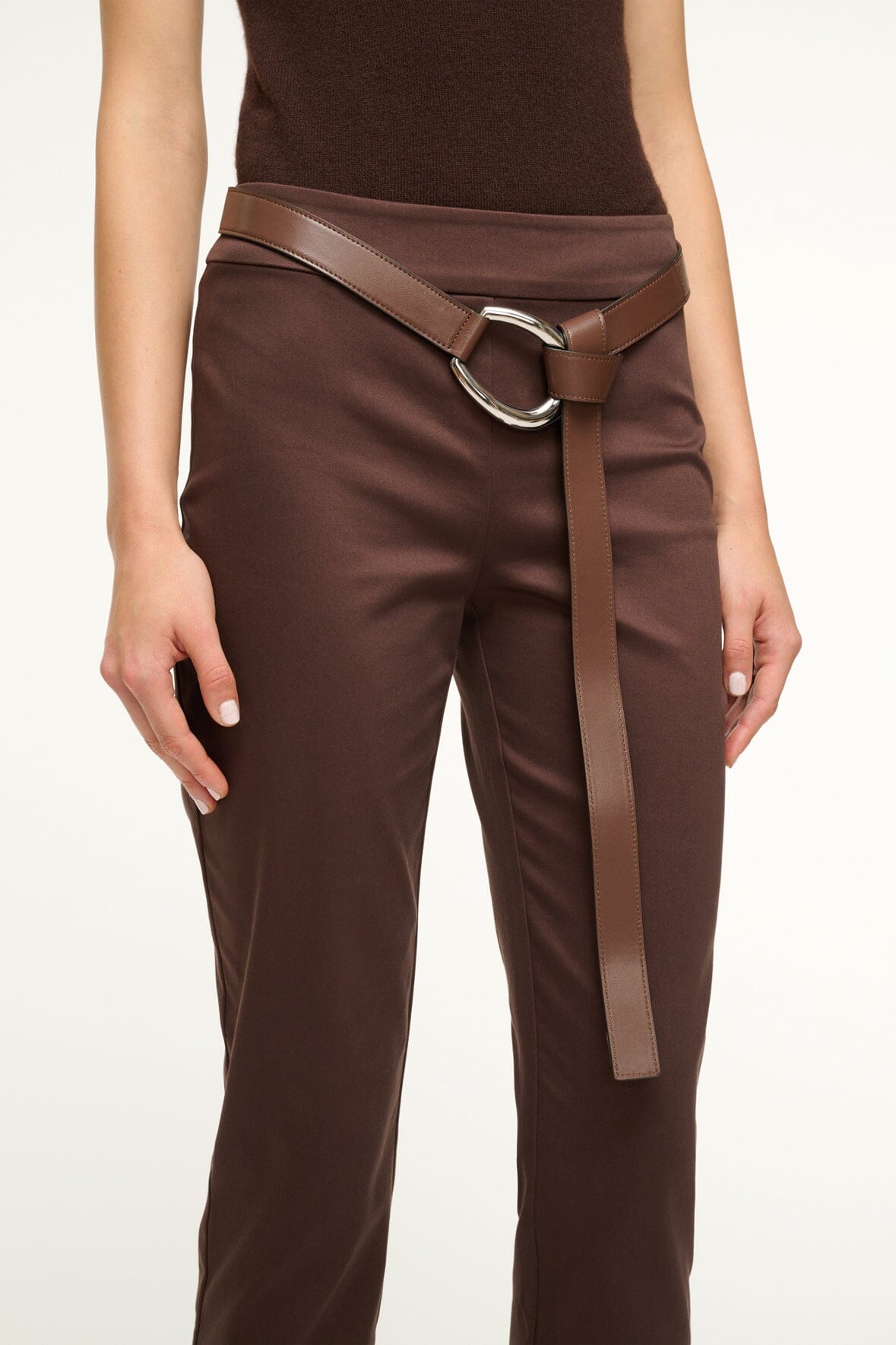 30MM WRAP BELT MAHOGANY SILVER - STAUD near me