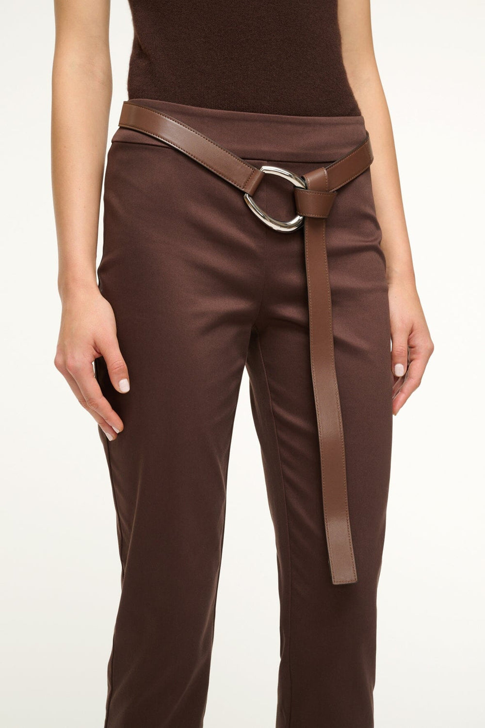 30MM WRAP BELT MAHOGANY SILVER - STAUD near me