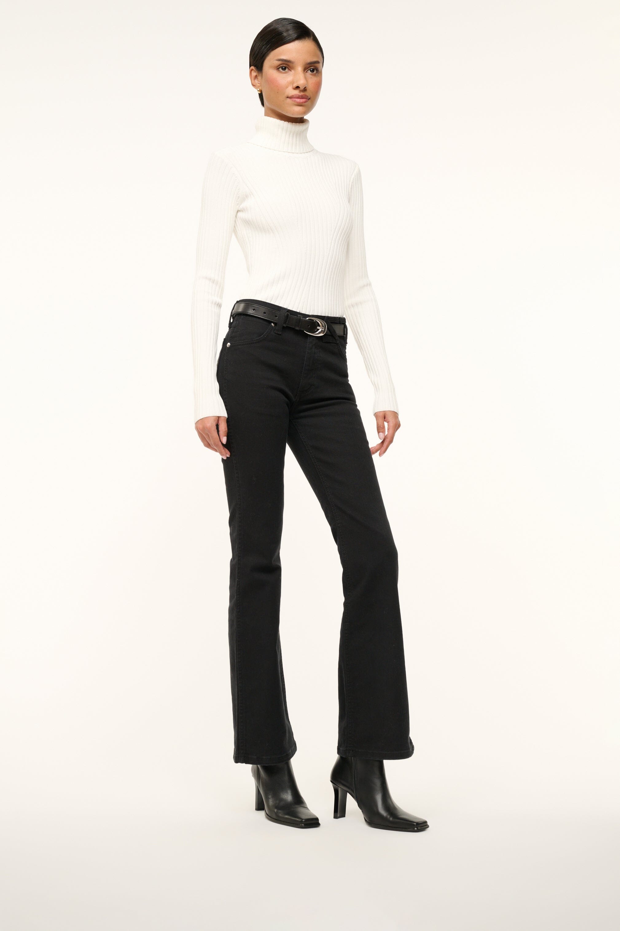 HENDRIX ANKLE BOOT BLACK - STAUD US