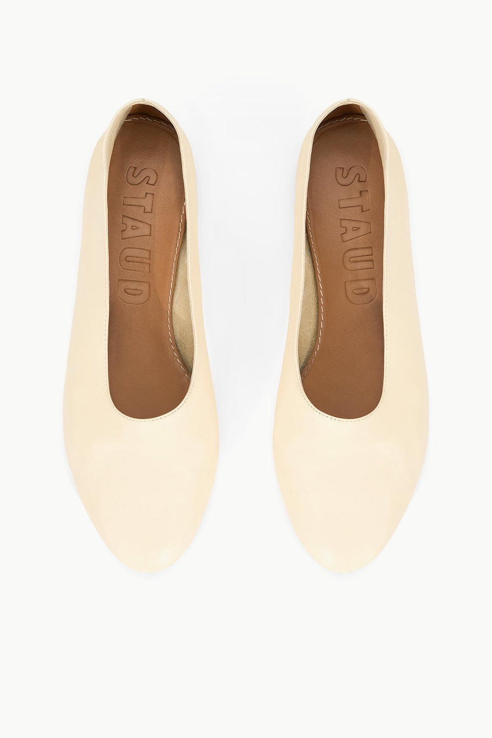 ALBA BALLET FLAT CREAM - STAUD outlet