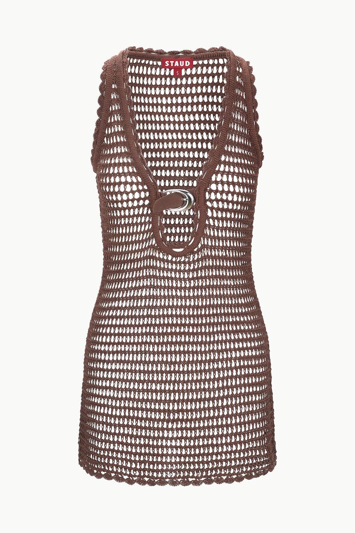 ANOK DRESS DARK CHOCOLATE - STAUD outlet