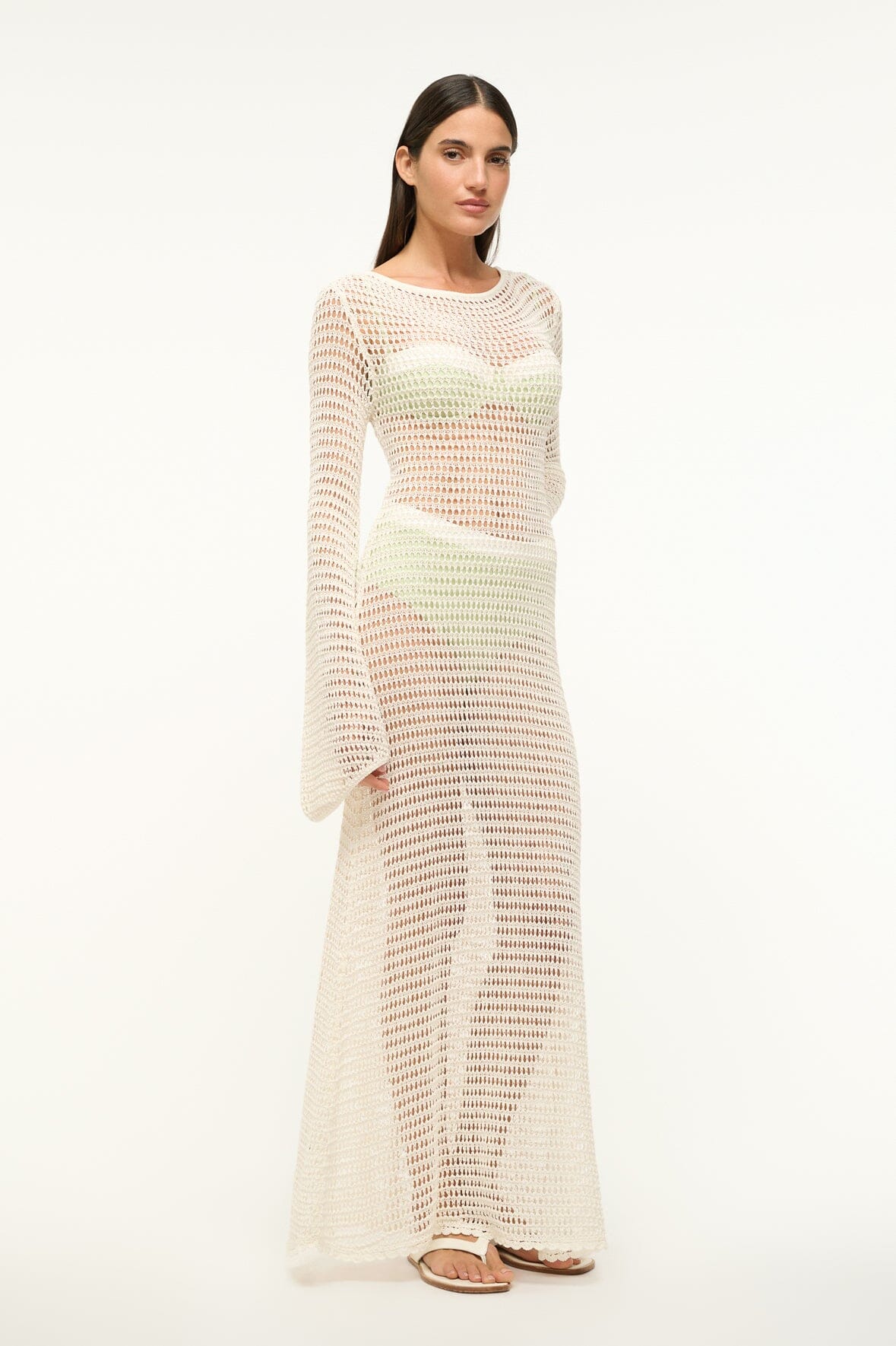 LORENA DRESS IVORY - STAUD online