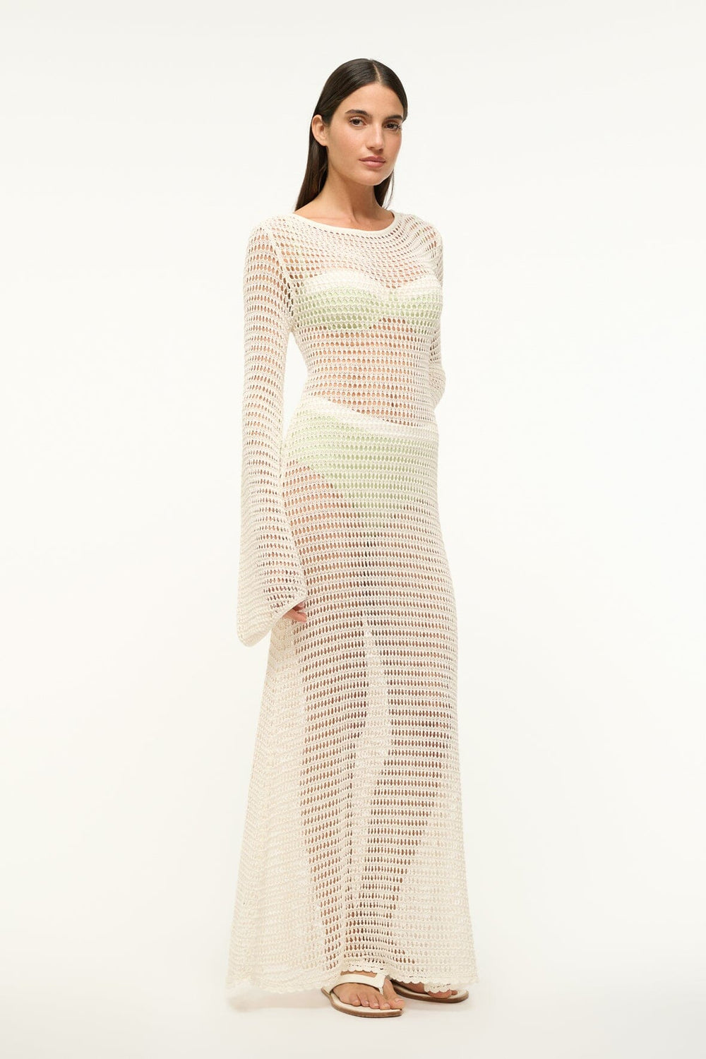 LORENA DRESS IVORY - STAUD online