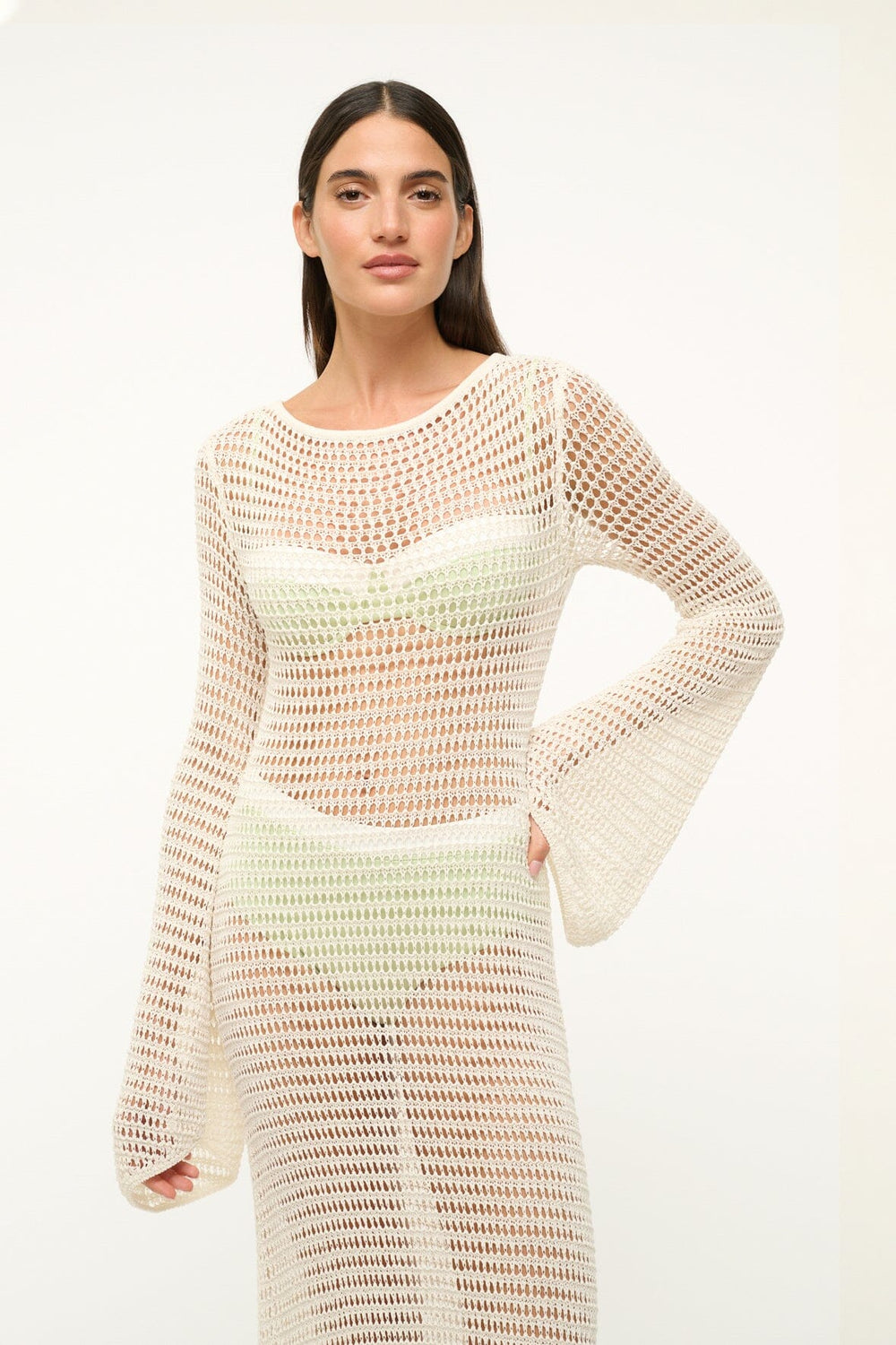 LORENA DRESS IVORY - STAUD online