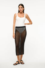 INES SKIRT BLACK - STAUD online