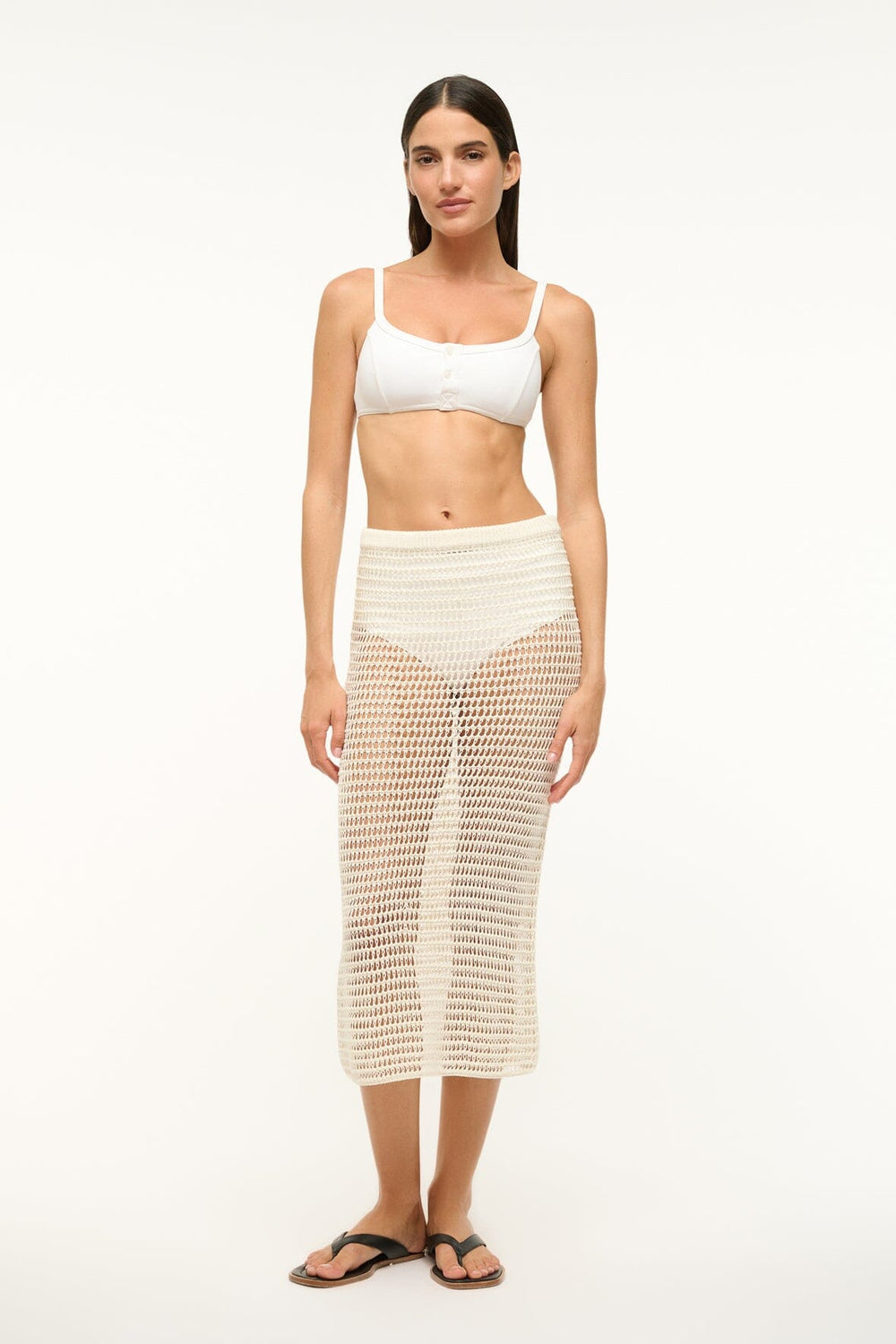 INES SKIRT IVORY - STAUD near me
