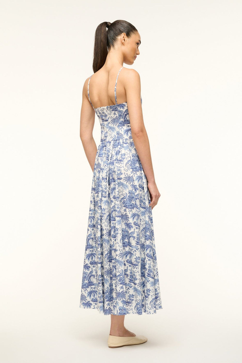 DENA DRESS BLUE TOILE - STAUD near me