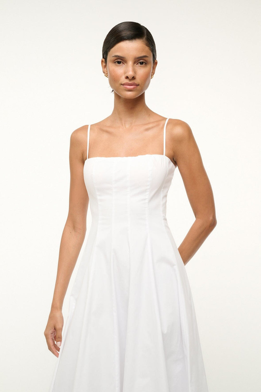 WYLIE DRESS WHITE - STAUD for sale