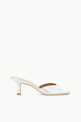 BRIGITTE MULE SILVER SATIN - STAUD sale