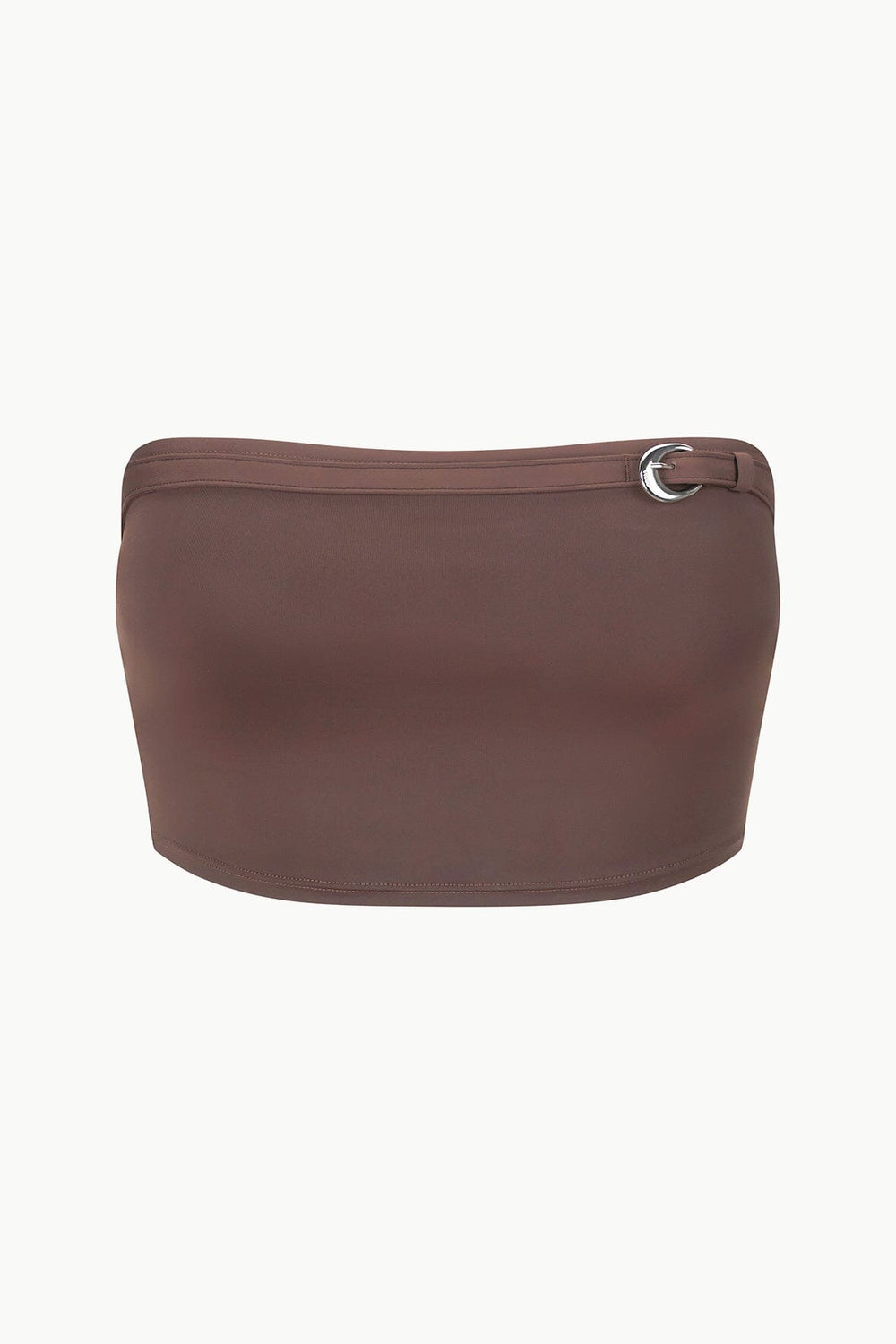 JUNO BIKINI TOP DARK CHOCOLATE - STAUD sale