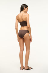 GEMMA BIKINI BOTTOM DARK CHOCOLATE - STAUD near me