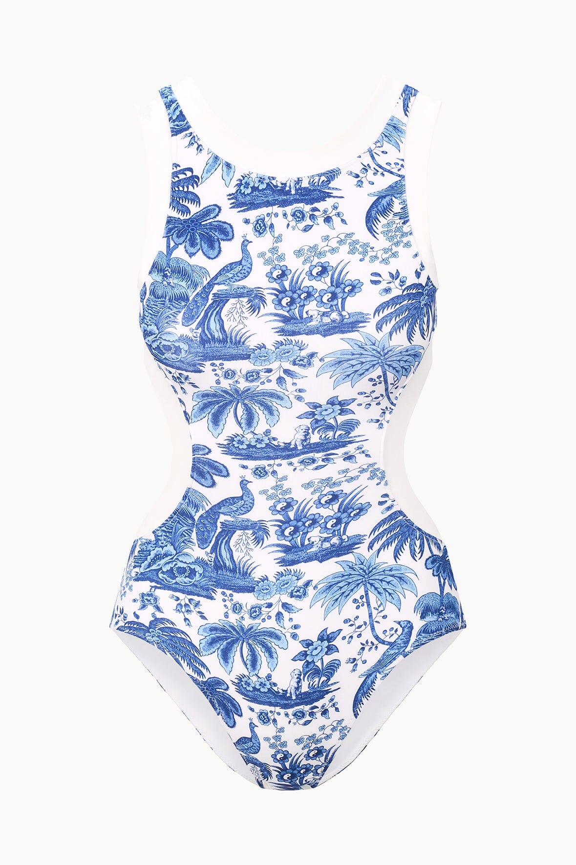 DOLCE ONE PIECE BLUE TOILE - STAUD sale