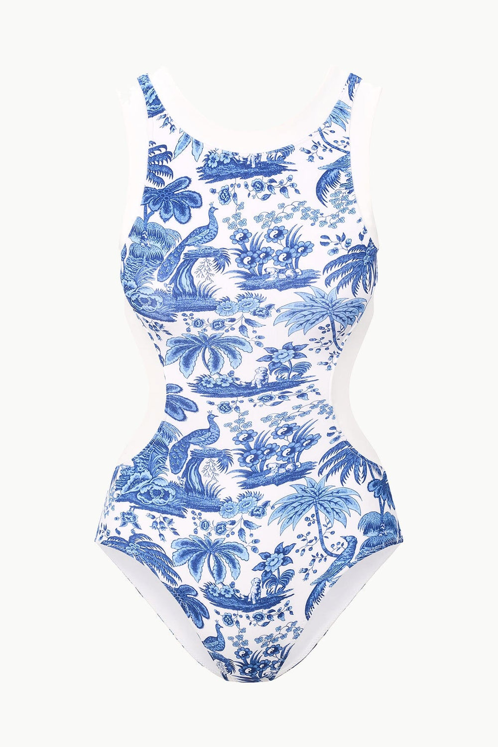 DOLCE ONE PIECE BLUE TOILE - STAUD sale