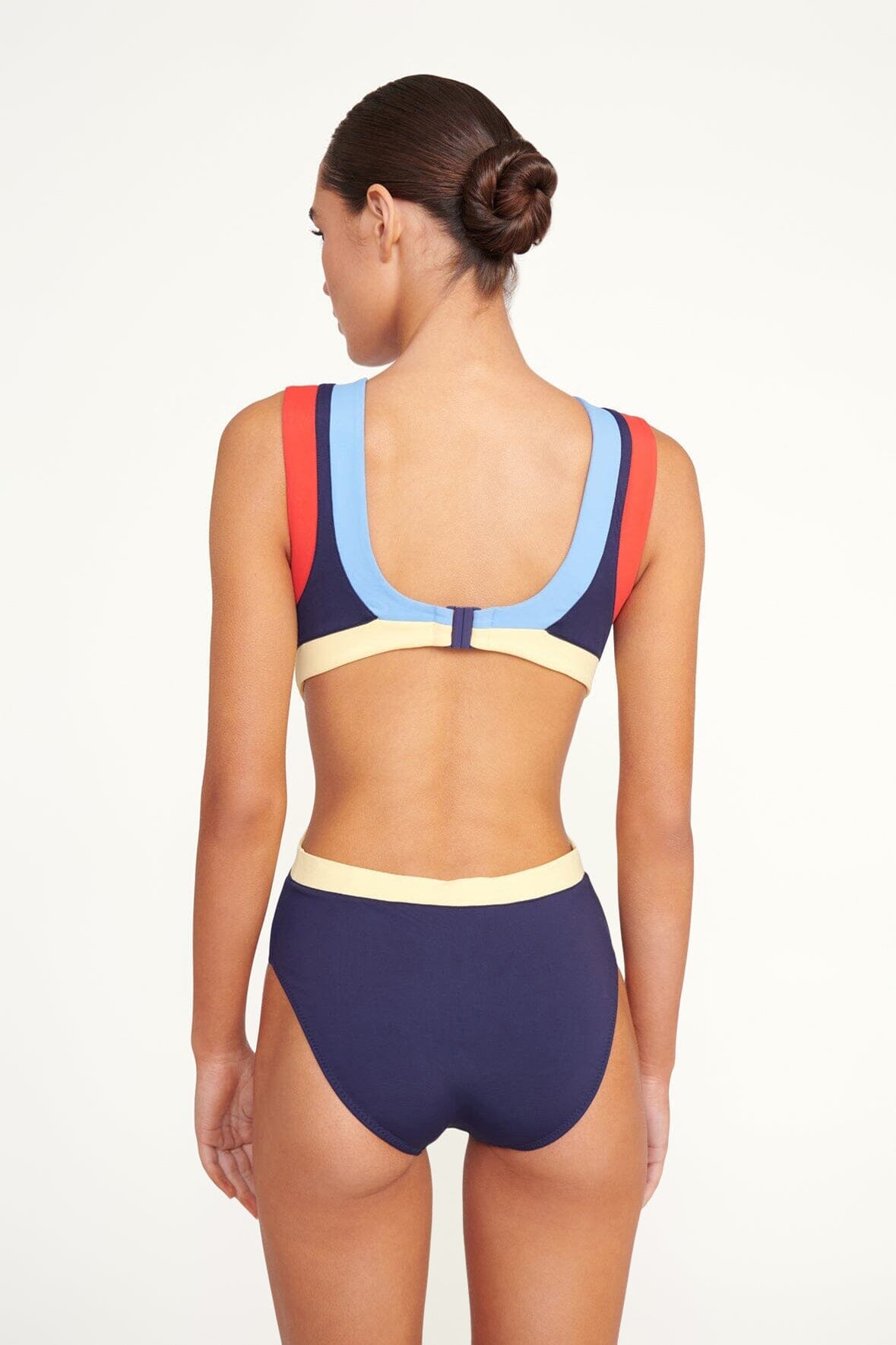 DOLCE ONE PIECE NAVY COLORBLOCK 1 - STAUD online