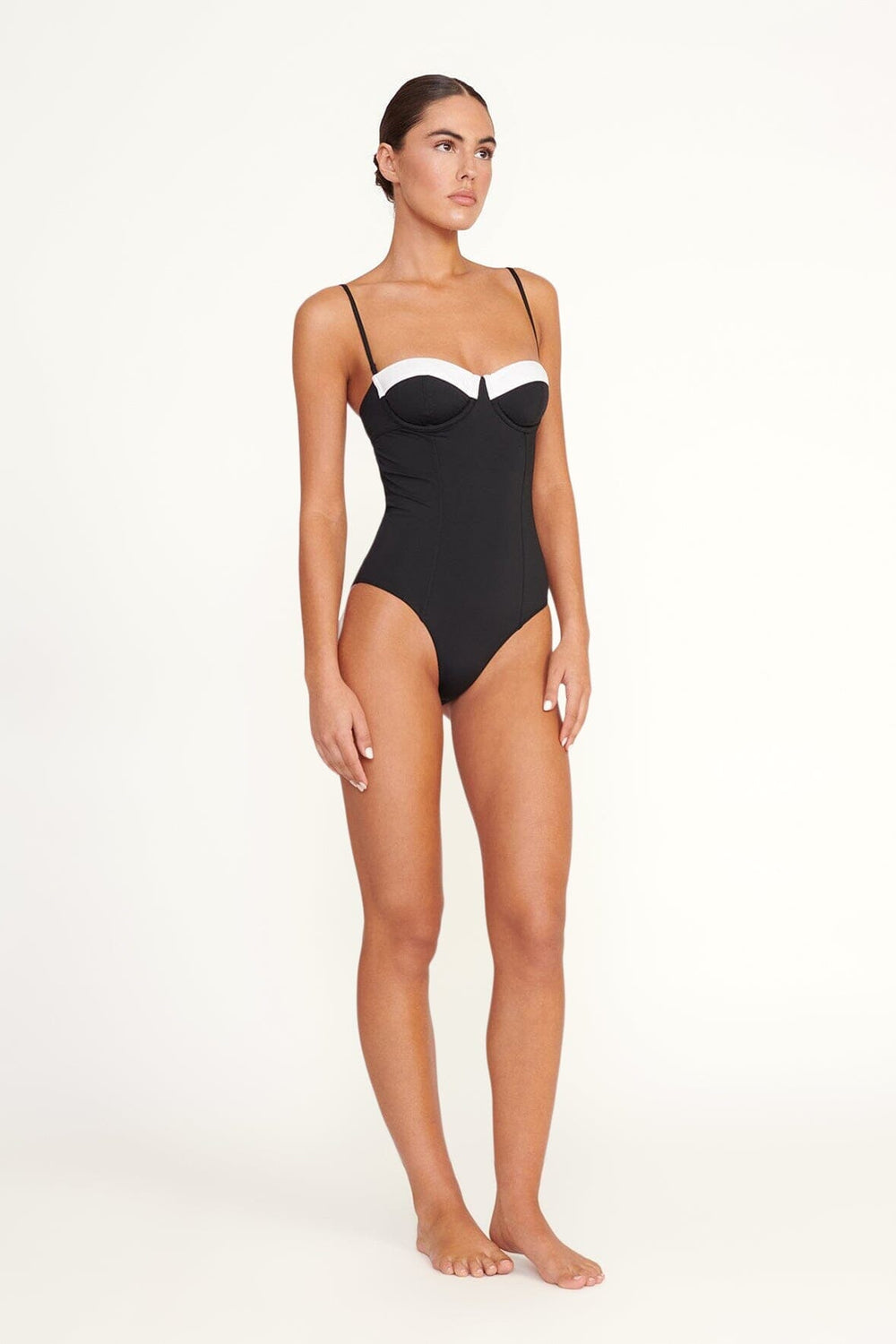 MAEVE ONE PIECE BLACK/WHITE 1 - STAUD outlet