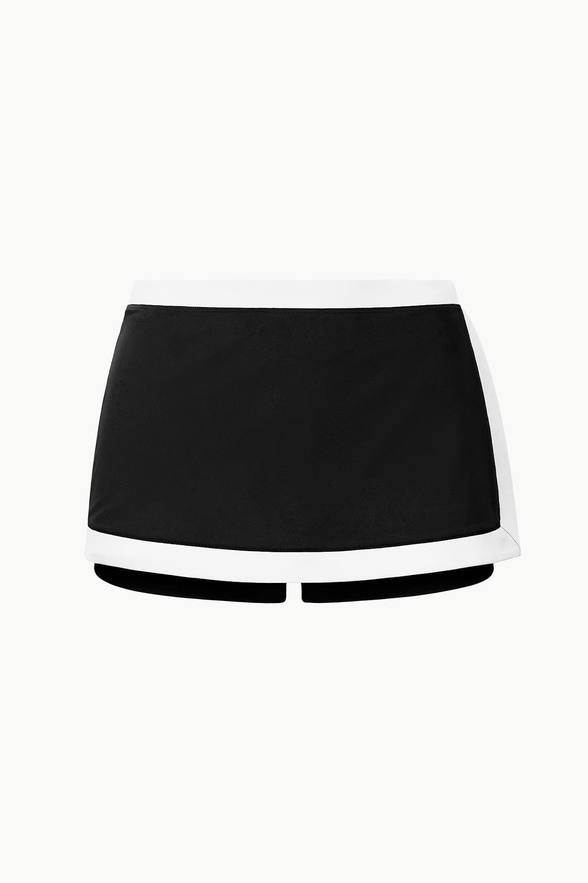 NELL SWIM SKIRT BLACK/WHITE 1 - STAUD near me