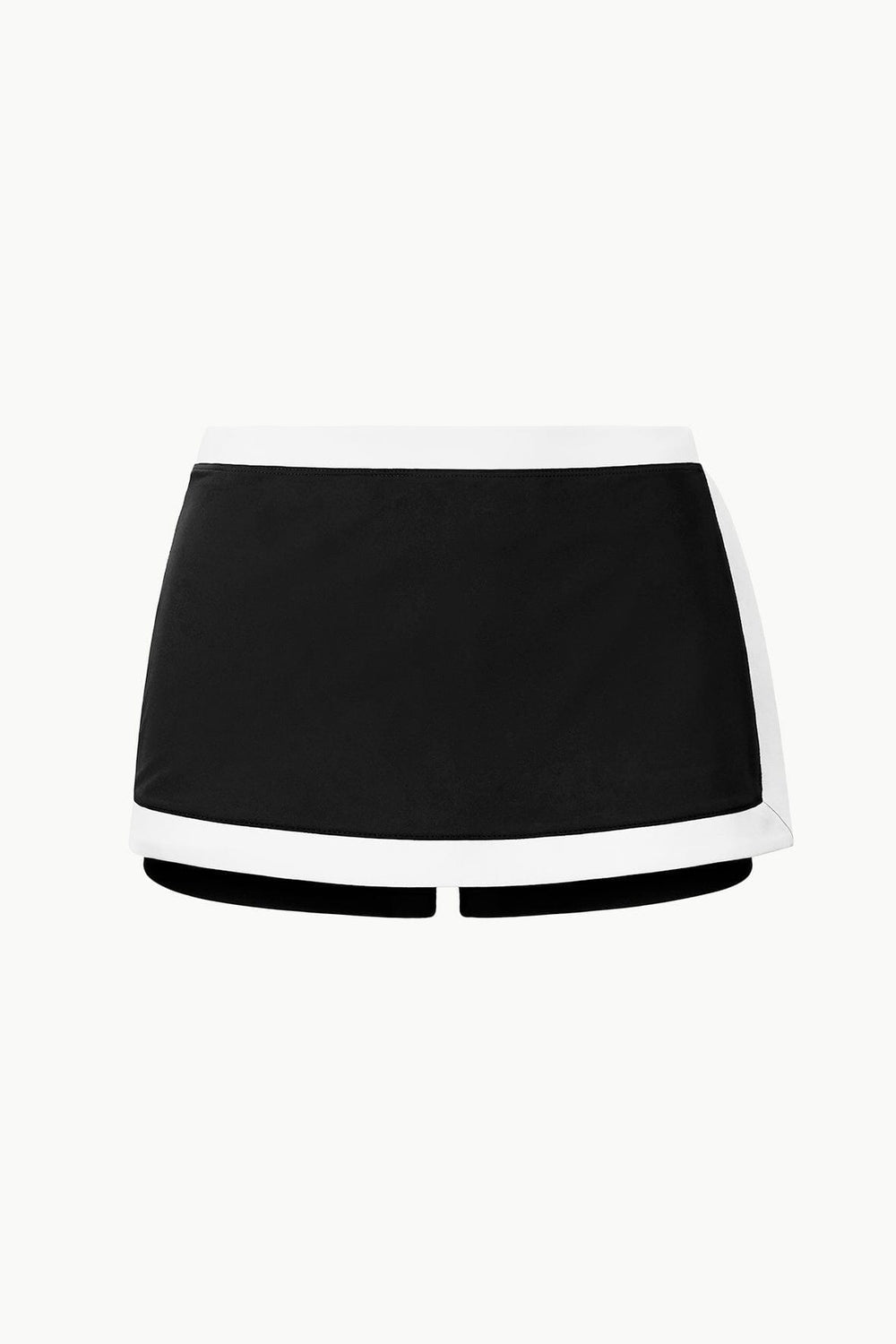 NELL SWIM SKIRT BLACK/WHITE 1 - STAUD near me