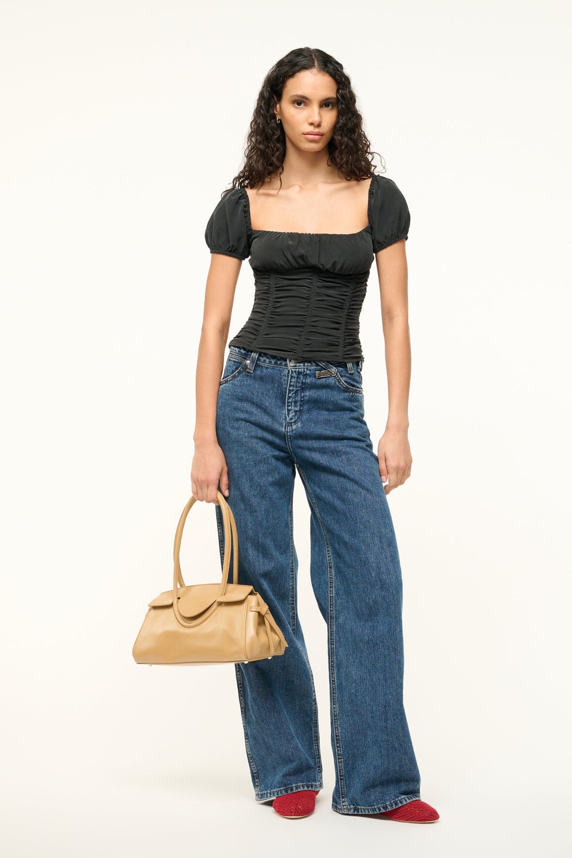 MAUDE SHOULDER BAG CAMEL - STAUD near me